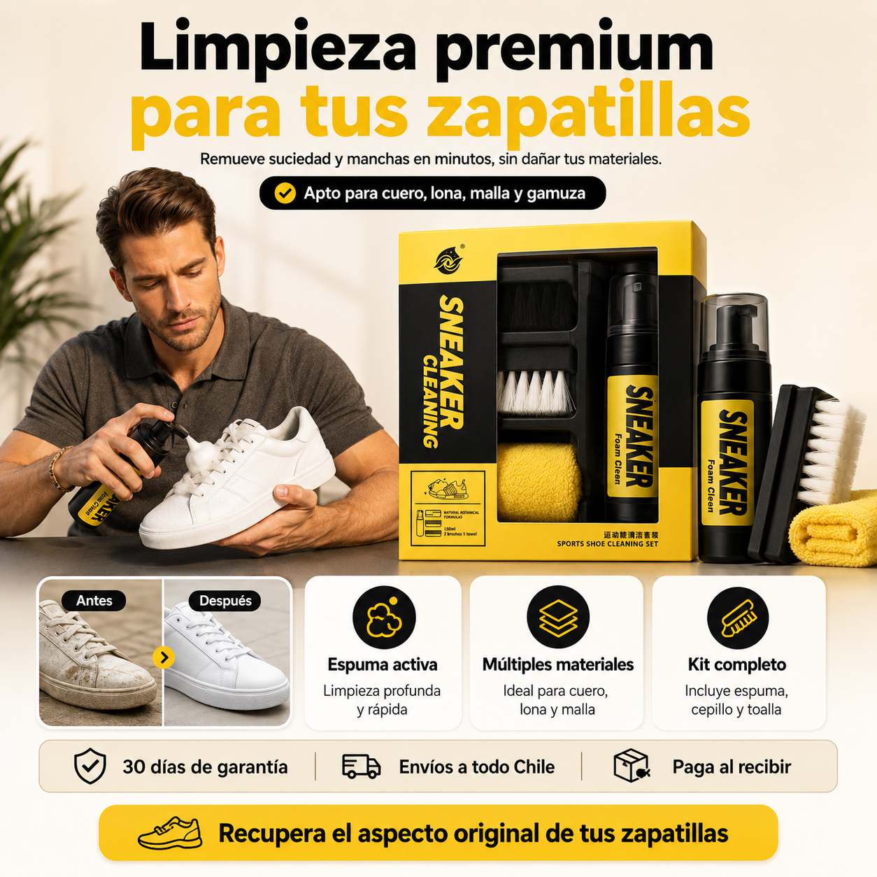Kit de Limpieza para zapatillas y calzado